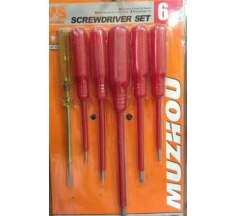 Insulated screw driver set