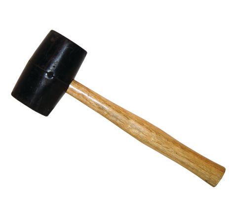 Black Rubber hammer Wooden 16oz SUMO